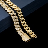 12mm 2 Rows Micro Paved Cuban Bracelet D VVS Lab Diamond Cuban Link Chain Iced Out 925 Silver Moissanite Cuban Bracelet