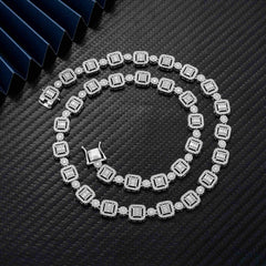 9.5MM Iced Out VVS Moissanite Cuban Link Chain