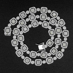 9.5MM Iced Out VVS Moissanite Cuban Link Chain