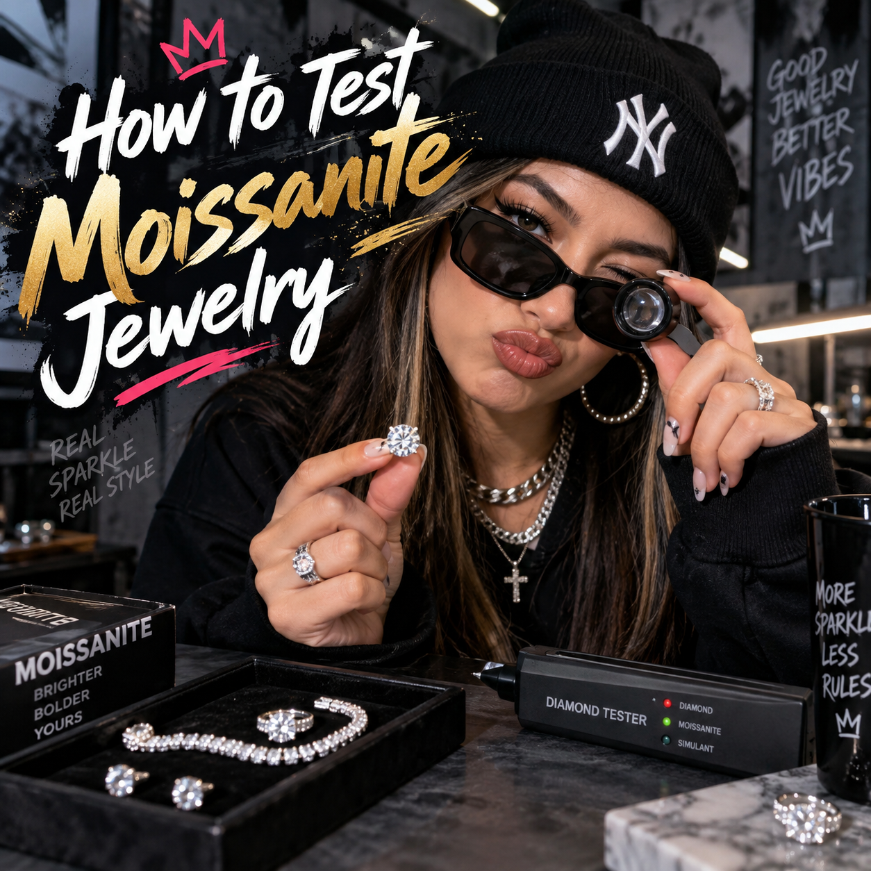 How to Test Moissanite Jewelry: Checking Stones, Settings & Metal