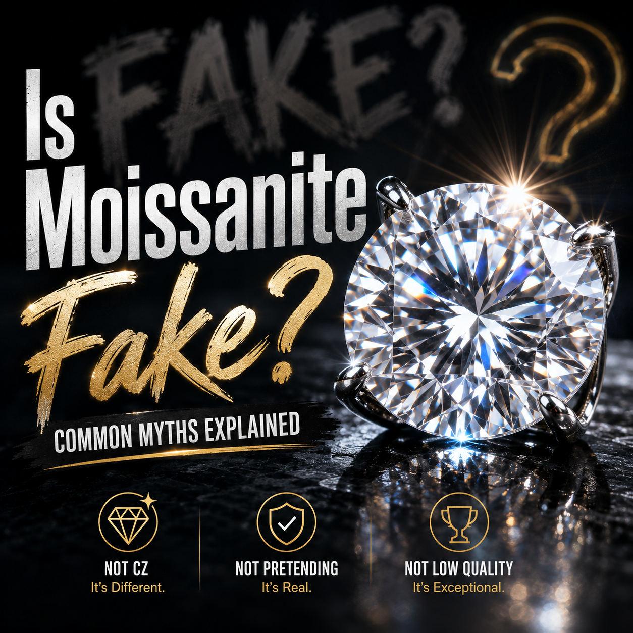 Is Moissanite Fake? Common Myths Explained