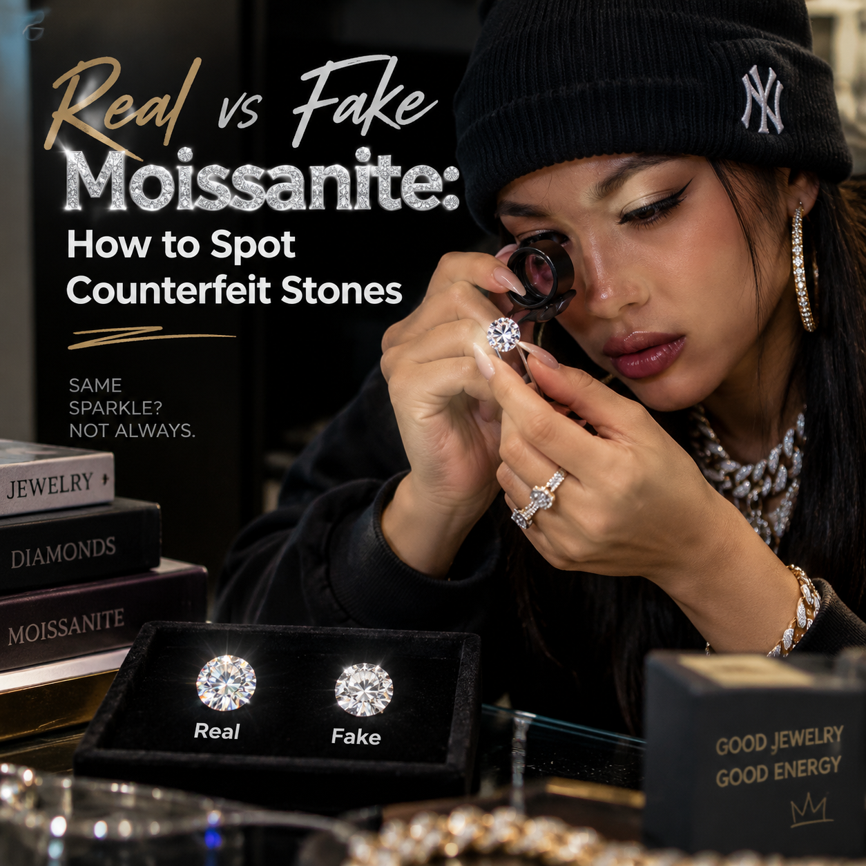 Real vs Fake Moissanite: How to Spot Counterfeit Stones