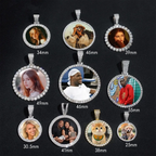 GL Custom Photo Pendant VVS Moissanite Stone Pendant