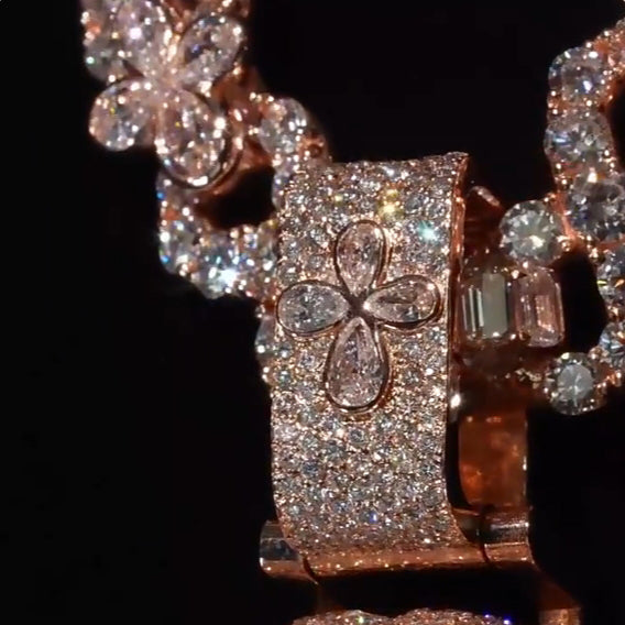 GL Custom Halo Jesus Moissanite Pendant Secondary image