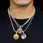 GL Custom Photo Pendant VVS Moissanite Stone Pendant