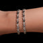 925 Silver Mouse Shape VVS Moissanite Tennis Bracelet
