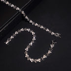 925 Silver Mouse Shape VVS Moissanite Tennis Bracelet