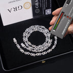 VVS Moissanite S925 Silver Infinity Figure-8 Link Chain