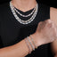 VVS Moissanite S925 Silver Infinity Figure-8 Link Chain