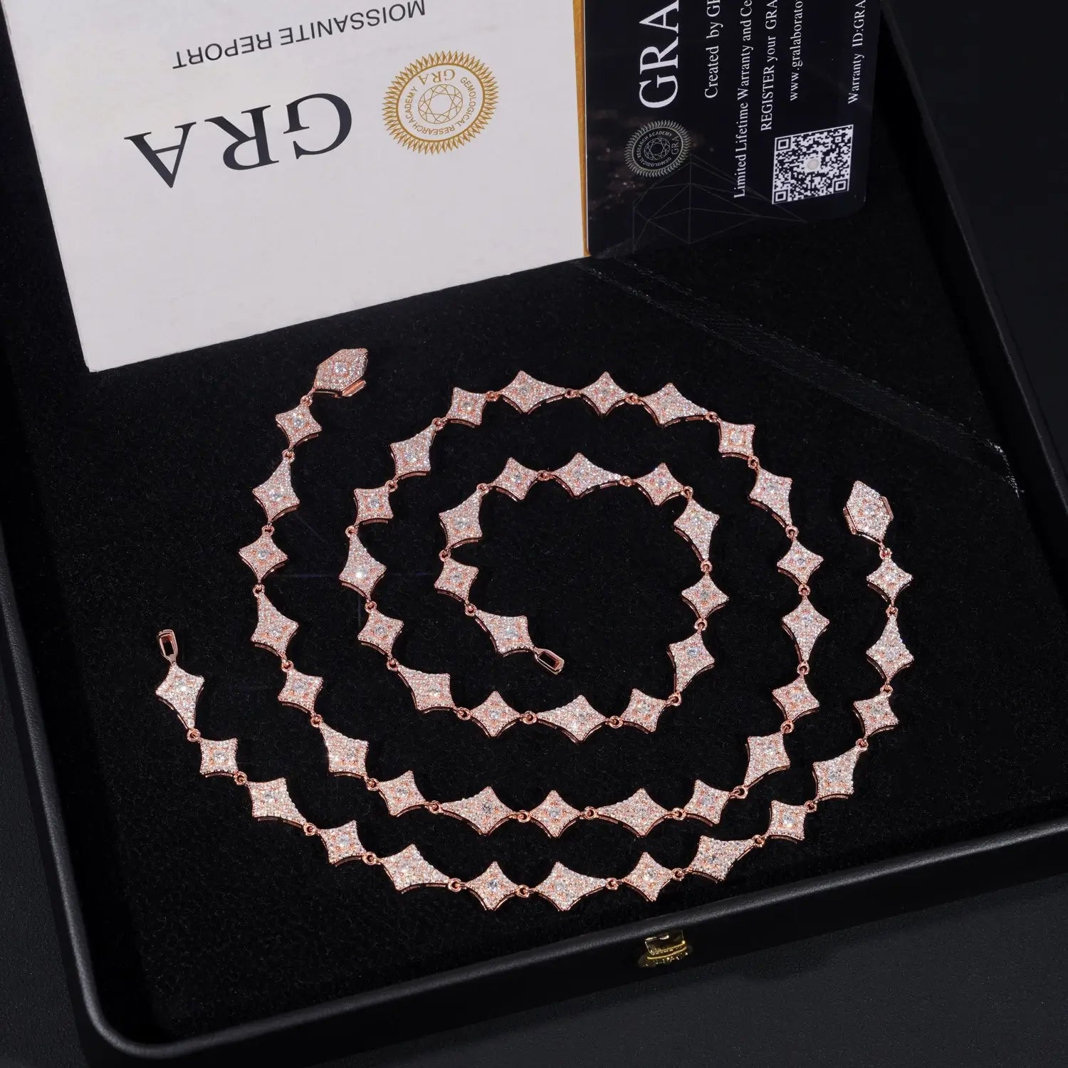 VVS Moissanite Kite Star Tennis Chain 925 Silver Necklace/Bracelet