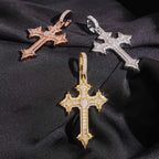 Regal Ice VVS Moissanite  Cross Pendant