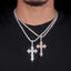 Regal Ice VVS Moissanite  Cross Pendant