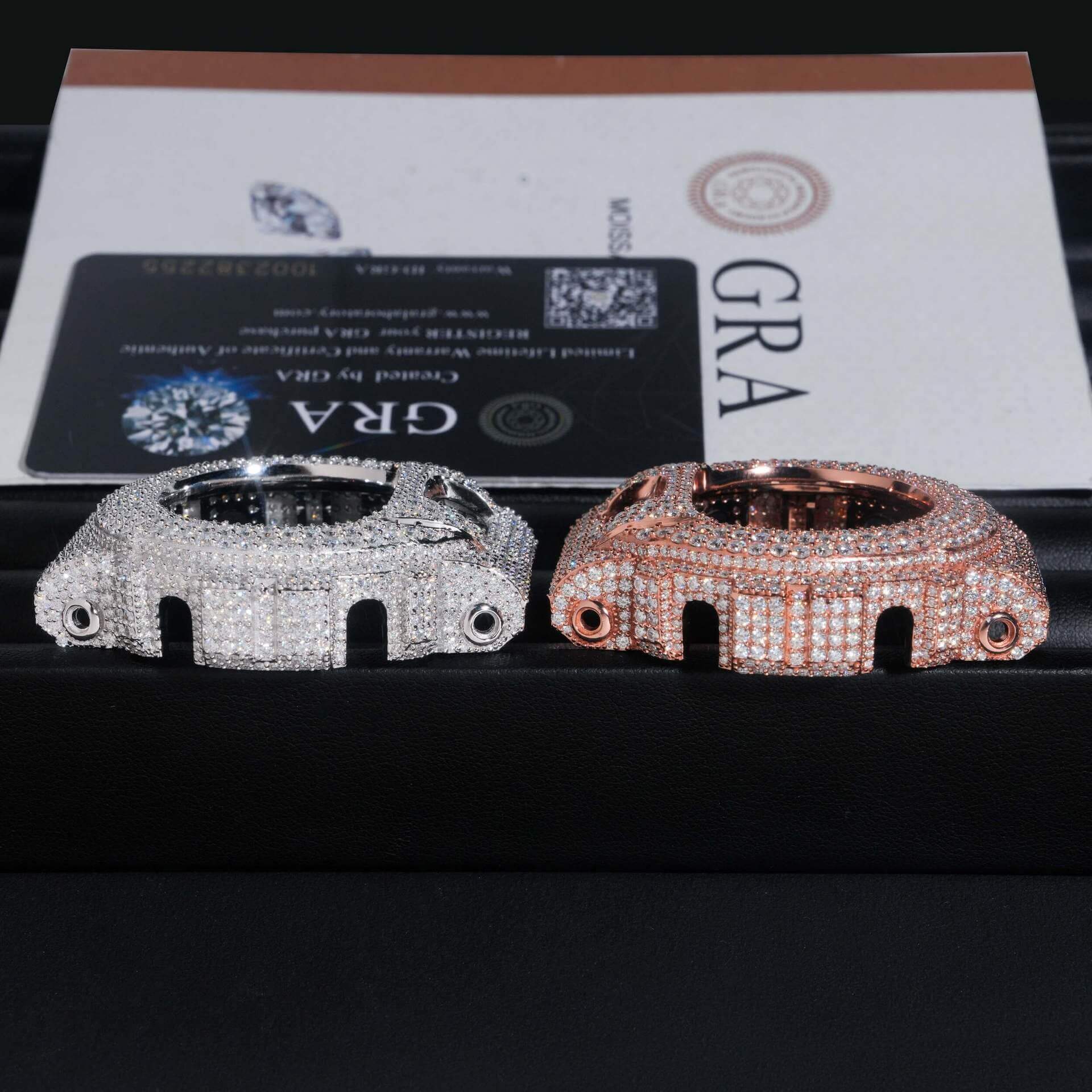 13.58 CT Iced Out G Shock DW6900 Moissanite Diamond Custom Watch Case Image secondaire du produit
