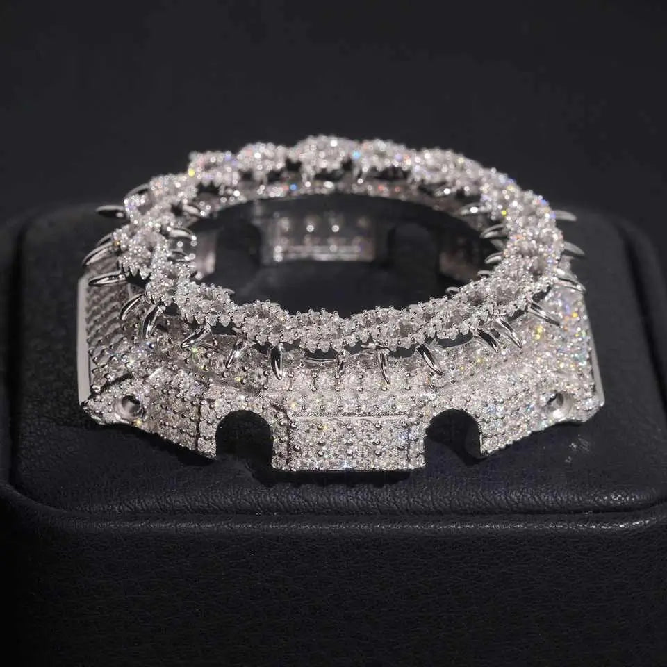 Custom VVS Moissanite Watch Case for Casio GA2100