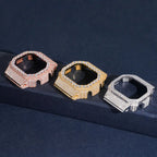 Premium Iced Out VVS  Moissanite Watch Case for Casio DW5600