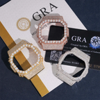 Premium Iced Out VVS  Moissanite Watch Case for Casio DW5600