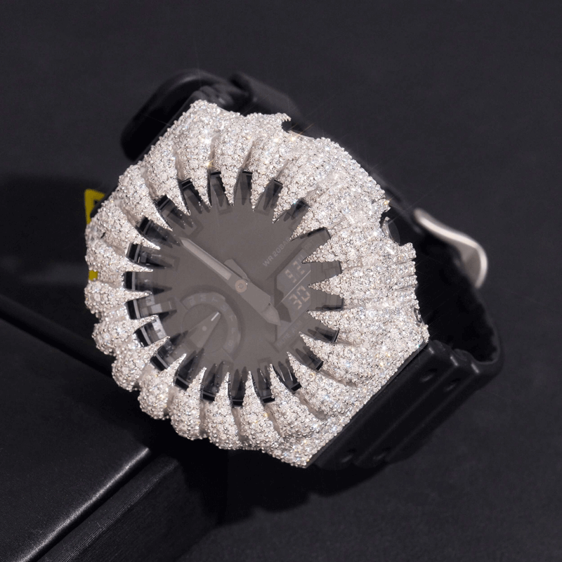 Unisex Full Iced out GA2100 Buss Down Watch Bezel Moissanite Watch Cover Image secondaire du produit