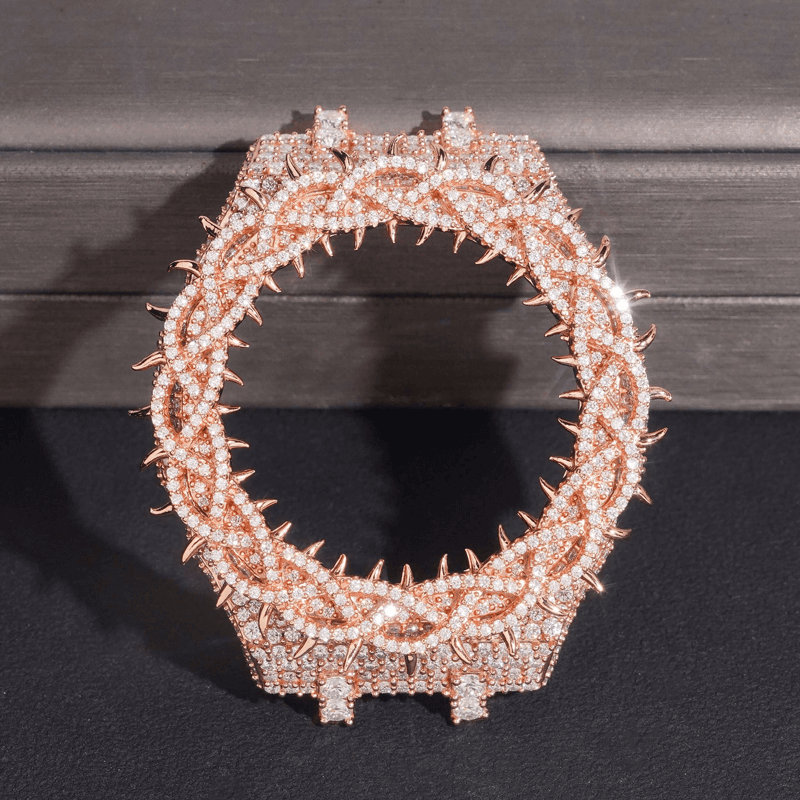 Unisex Iced GA2100 Buss Down Watch Bezel  Moissanite Watch Case