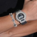 DIY Iced Out DW6900 Gold Plated 925 Silve Moissanite Case