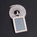 VVS Moissanite Iced Out Jade Jesus Pendant