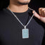 VVS Moissanite Iced Out Jade Jesus Pendant