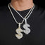 GL $ Money VVS Moissanite S925 Silver Pendant