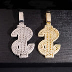GL $ Money VVS Moissanite S925 Silver Pendant