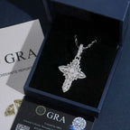 Mixed Shape VVS Moissanite Large Cross Pendant