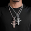 Iced Out VVS Moissanite Private Jet Pendant S925 Silver Hip Hop Piece