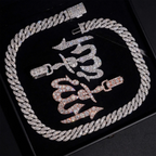 VVS Moissanite S925 Silver Iced Out Allah Pendant
