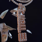Moissanite Custom Name Pendant HipHop Jewelry