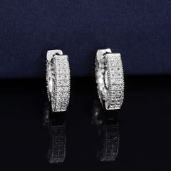925 Silver Moissanite Earrings