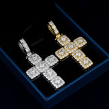 hip hop pendant with tennis chain hip hop necklace cross pendant