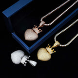 fine jewelry moissanite cute gold paw heart necklace custom women heart diamond pendant