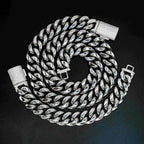6MM 8MM 10MM 12MM 14MM Stainless Steel Silver Button End Cuban Chain Bracelet