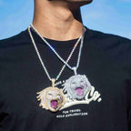 GL Screaming Clown Hip Hop Attitude VVS Diamond Pendant