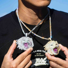 GL Screaming Clown Hip Hop Attitude VVS Diamond Pendant