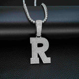 Hip Hop jewelry 26 Letter Moissanite Diamond pendant