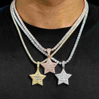 GL Hip Hop Star VVS Moissanite Silver Iced Out Diamond Pendant