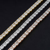 Moissanite custom square tennis Moissanite diamond bracelet for women