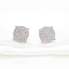 【US 3 Days Delivery】GL 925 Sterling Silver VVS Moissanite Stud Earrings