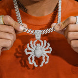 Spider exquisite full diamond pendant