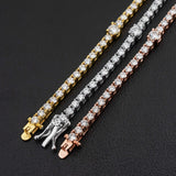 hip hop jewelry bling tennis chain fashion designer vvs moissanite sterling silver tennis bracelet