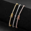 hip hop jewelry bling tennis chain fashion designer vvs moissanite sterling silver tennis bracelet