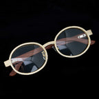GL Hip Hop Iced Out 5A+ Zircon Sunglasses Jewelry Glasses