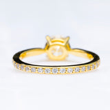 925 Sterling Silver Eternity Rings Women Fashion Moissanite Ring