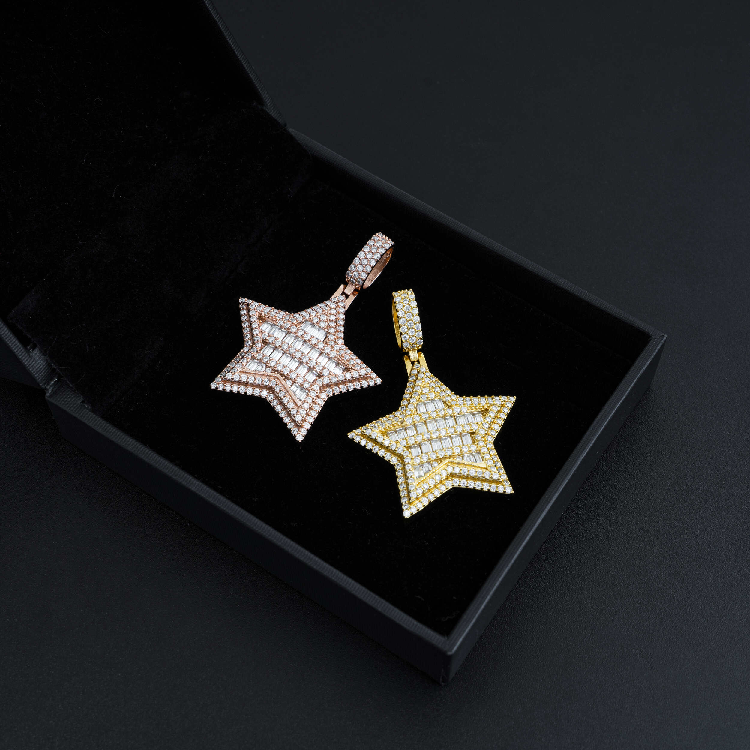 GL Hip Hop Star VVS Moissanite Silver Iced Out Diamond Pendant