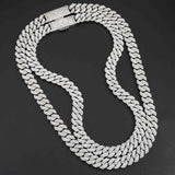13mm Moissanite Can Pass Stone Tester Cuban Chain