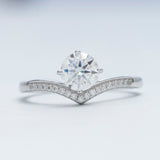 VVS Moissanite Engagement ring Wedding diamond ring