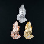 GL Praying Hands Moissanite Hip Hop Pendant